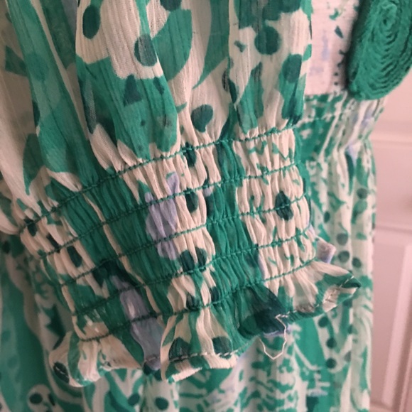 ICE Green and White Dress(10) Modern Jane Austen! - Picture 7 of 13